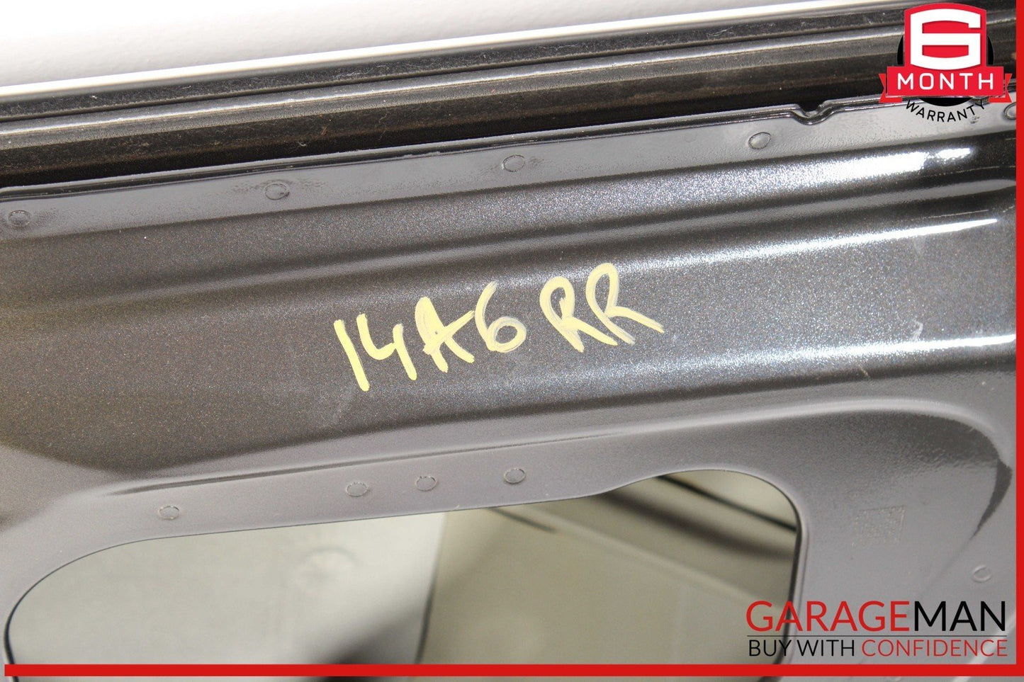 12-18 Audi A6 Rear Right Passenger Side Exterior Door Shell Frame Panel OEM