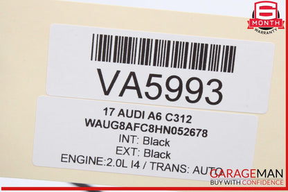 12-18 Audi A6 A7 Rear Left Driver Side Exterior Door Handle Black 4H0837885 OEM
