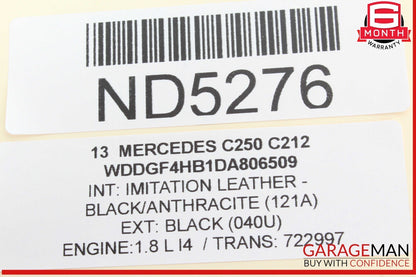 12-14 Mercedes W204 C250 Speedometer Odometer Instrument Cluster Gauge OEM