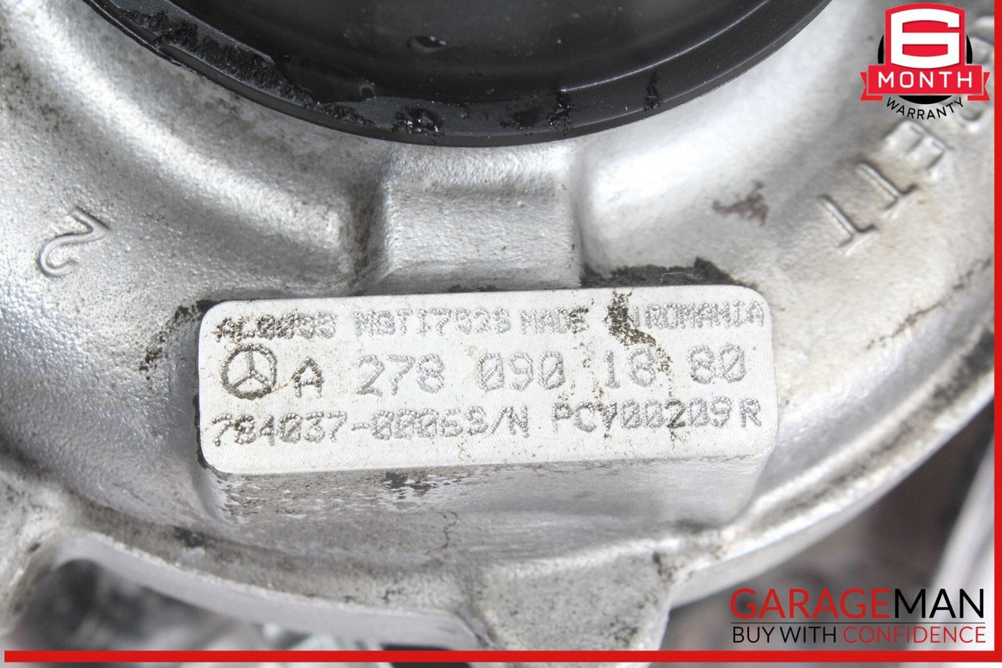 12-18 Mercedes W218 CLS550 E550 M278 Right Turbocharger Turbo Charger Manifold