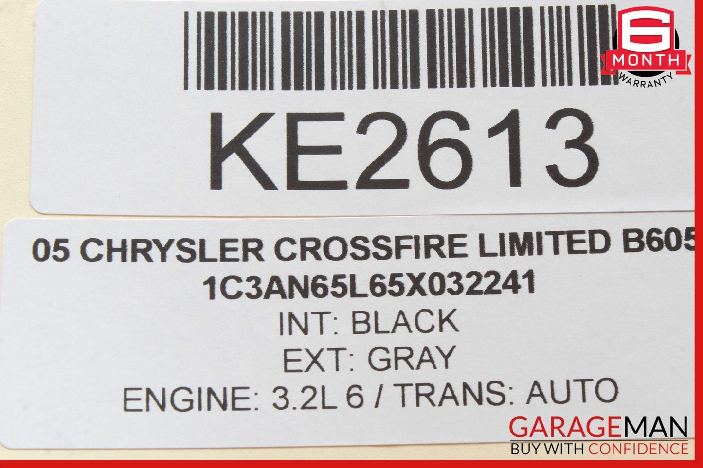 97-08 Chrysler Crossfire Rear Left / Right Side Tie Rod Control Arm OEM