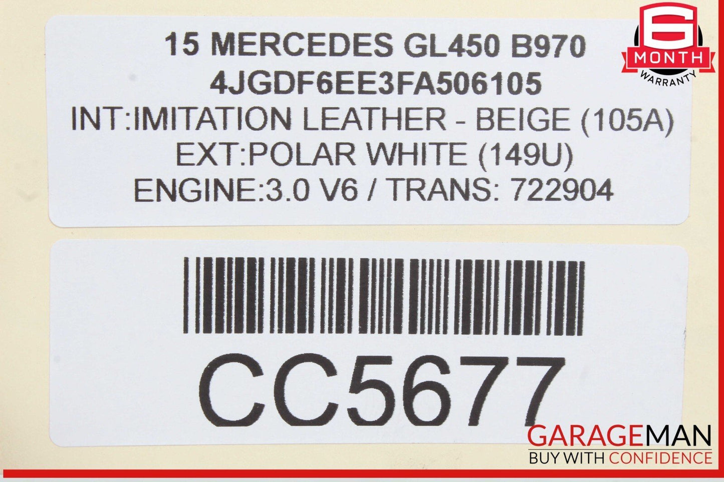 12-19 Mercedes X166 GL450 GL550 Panoramic Sunroof Frame Assembly OEM