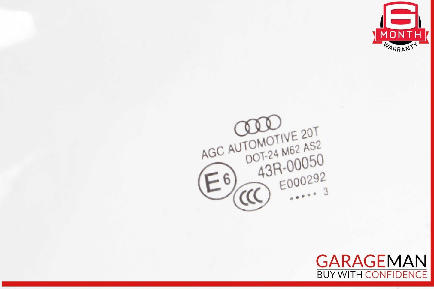 12-17 Audi Q5 Front Left Driver Side Door Window Glass 43R00050 OEM