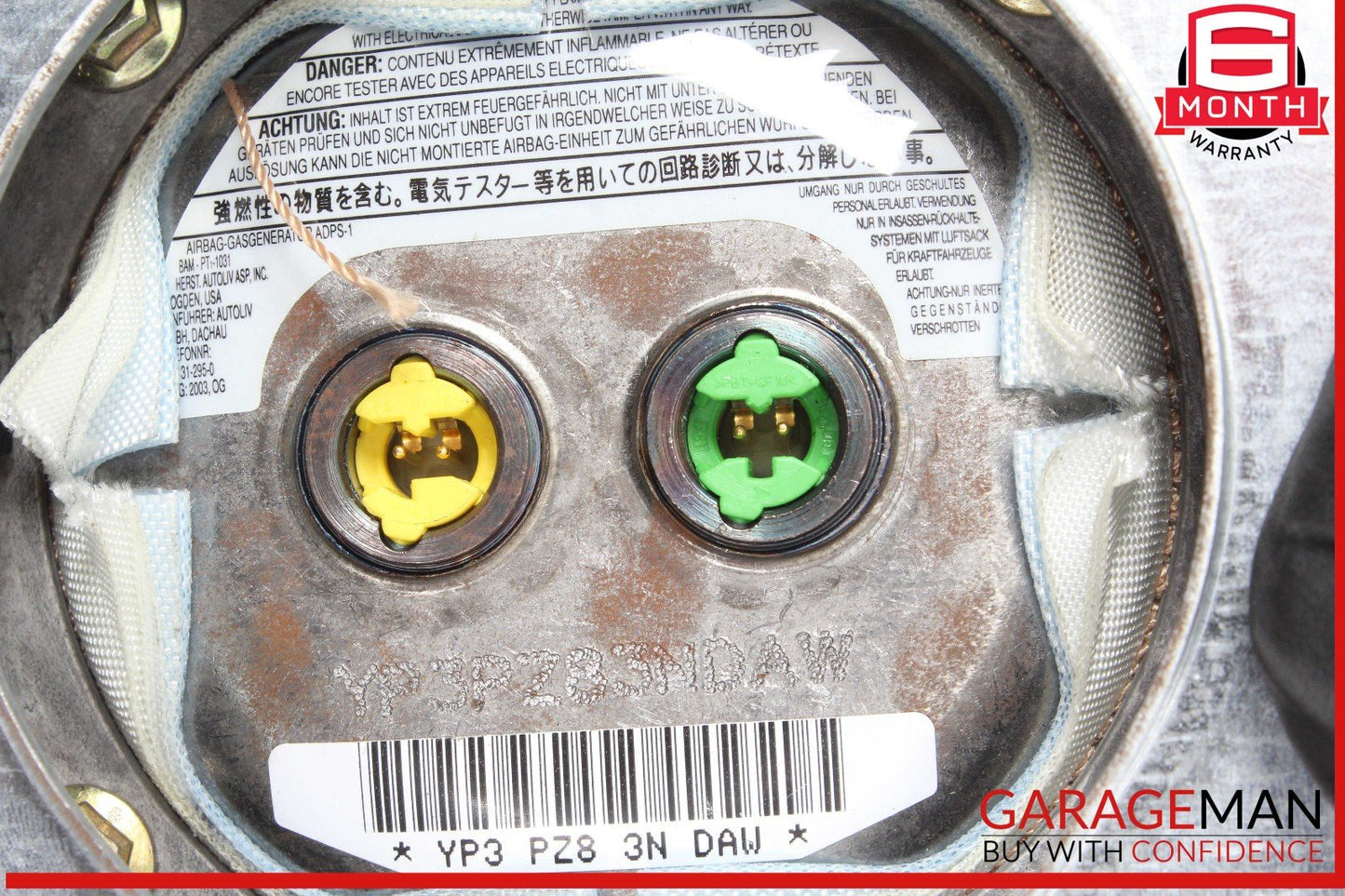 03-12 Mercedes R230 SL500 SL550 Steering Wheel Airbag Air Bag SRS OEM
