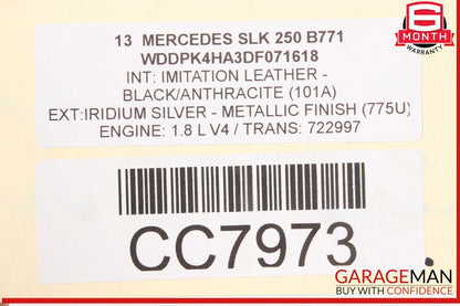 12-20 Mercedes R172 SLK250 SLK350 Power Steering Rack and Pinion Assembly OEM