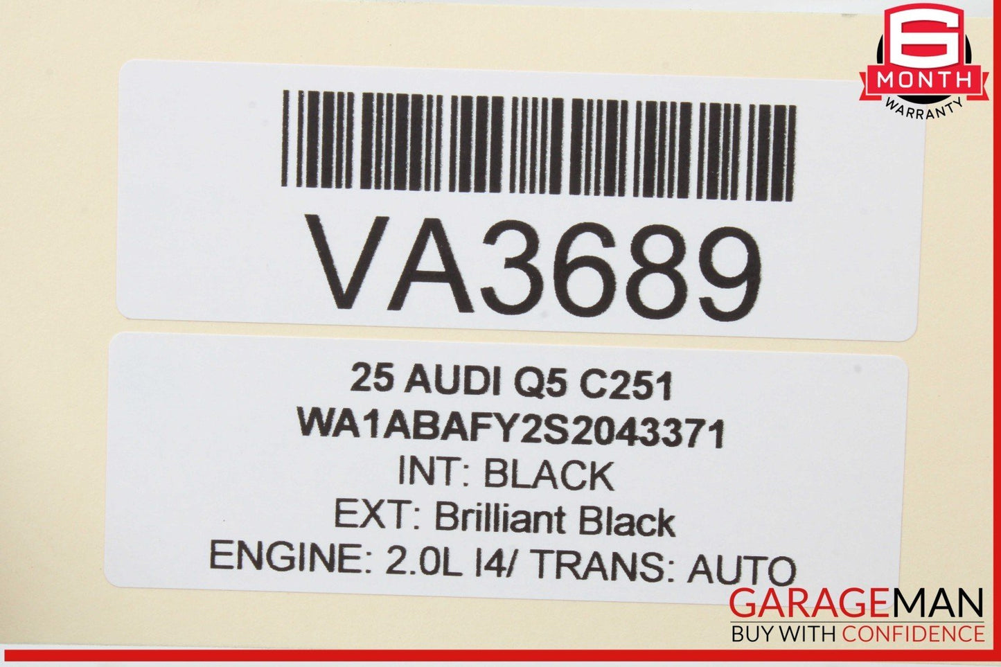 18-25 Audi Q5 Rear Right Passenger Side Rearward Upper Control Arm 80A505398B