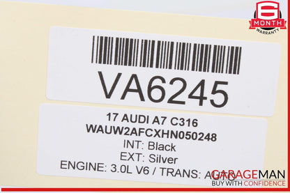12-18 Audi A7 A6 Front Left Driver Side Exterior Door Handle Silver 4H1837885
