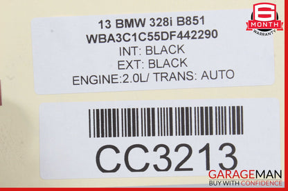 12-18 BMW F30 328i 335i Sedan Rear Left Driver Side Door Shell OEM