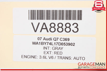07-15 Audi Q7 Front Windshield Window Wiper Motor w/ Linkage 4L1955119A OEM