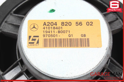 08-18 Mercedes W204 C250 C300 Rear Door Audio Speaker Logic 7 Set of 2 OEM