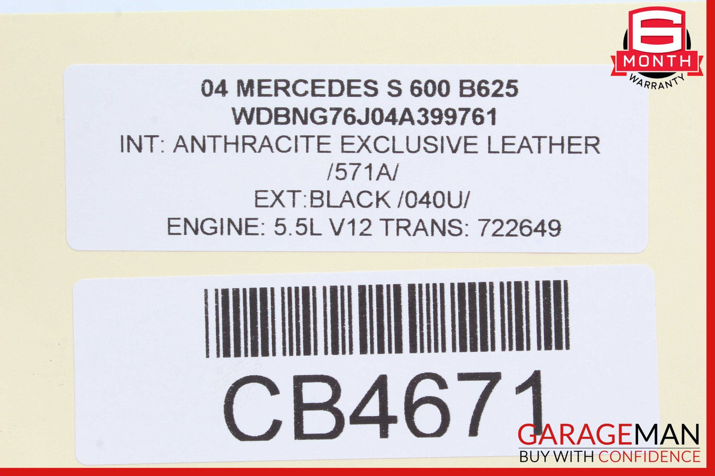00-06 Mercedes W220 S600 Front ABC Hydraulic Valve Block Suspension Pump