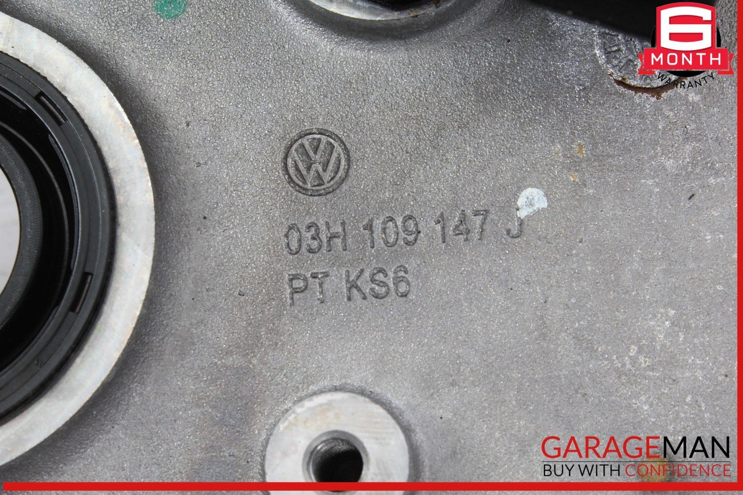 08-18 Porsche Cayenne 3.6L Engine Sealing Plate 03H109147J OEM
