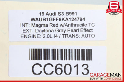 15-20 Audi S3 A3 Dashboard Dash Panel Assembly OEM