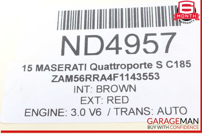 14-17 Maserati Quattroporte S Front Left Side Wheel Spindle Knuckle Hub Bearing