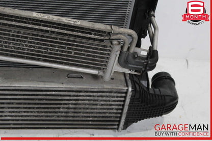 11-13 Mercedes W212 E350 Engine Motor Cooling Radiator AC A/C Condenser Assembly