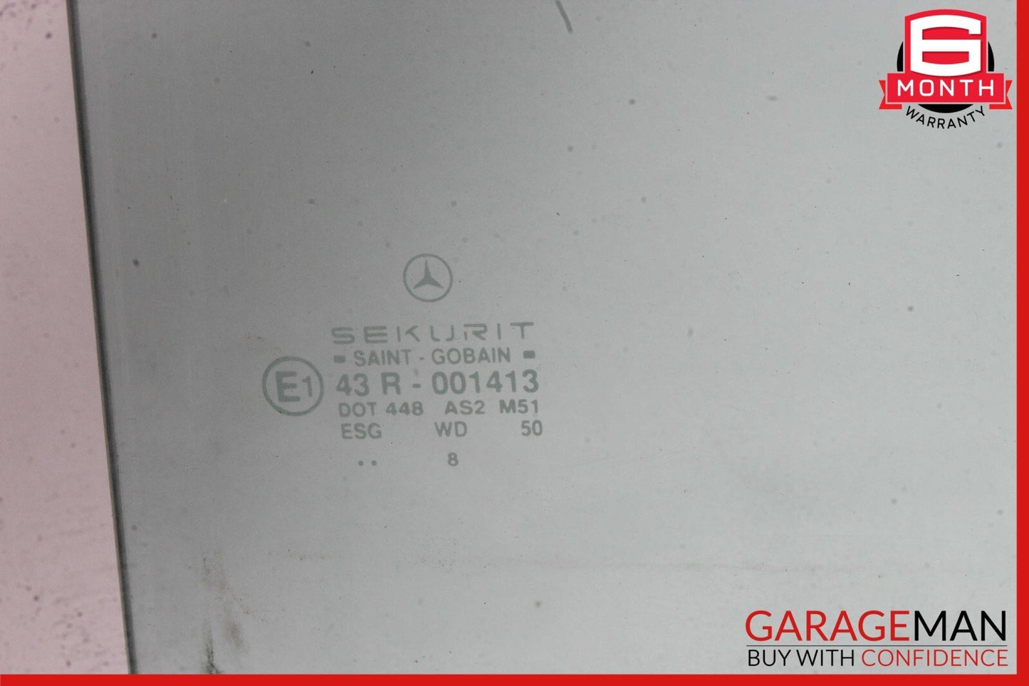 90-02 Mercedes R129 SL500 Front Left Side Door Window Auto Glass Clear OEM