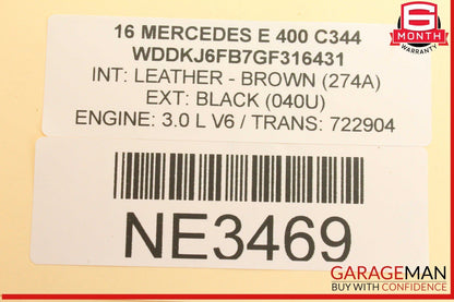 10-18 Mercedes W212 E400 Rear Left Driver Side Spindle Knuckle Wheel Hub OEM