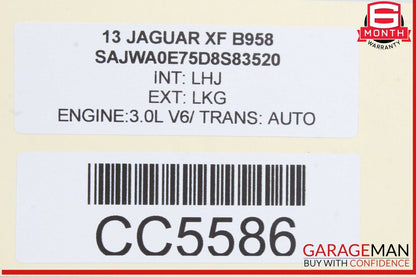 09-15 Jaguar XF Front Left Driver Side Door Shell OEM