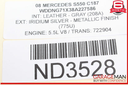 07-09 Mercedes W221 S550 CL550 CL600 Rear Trunk SAM Fuse Box Module Assembly OEM