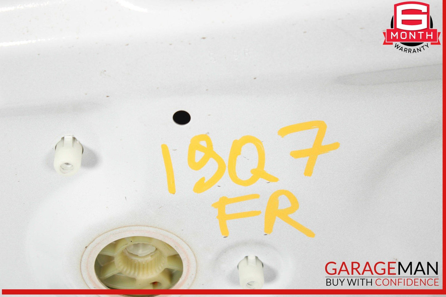 17-19 Audi Q7 Front Right Passenger Side Door Shell White OEM