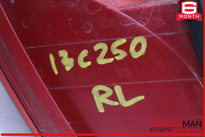 12-14 Mercedes W204 C250 CGI Rear Left Driver Side Tail Light Lamp LED OEM