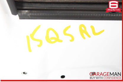 09-17 Audi Q5 SQ5 Rear Left Exterior Door Shell Frame Panel White OEM