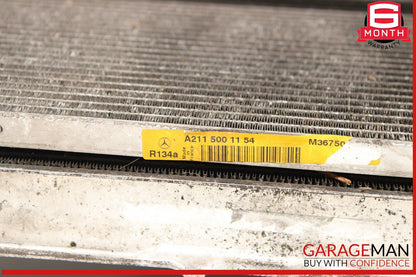 06-09 Mercedes W211 E350 Engine Motor Cooling Radiator A/C Condenser Assembly