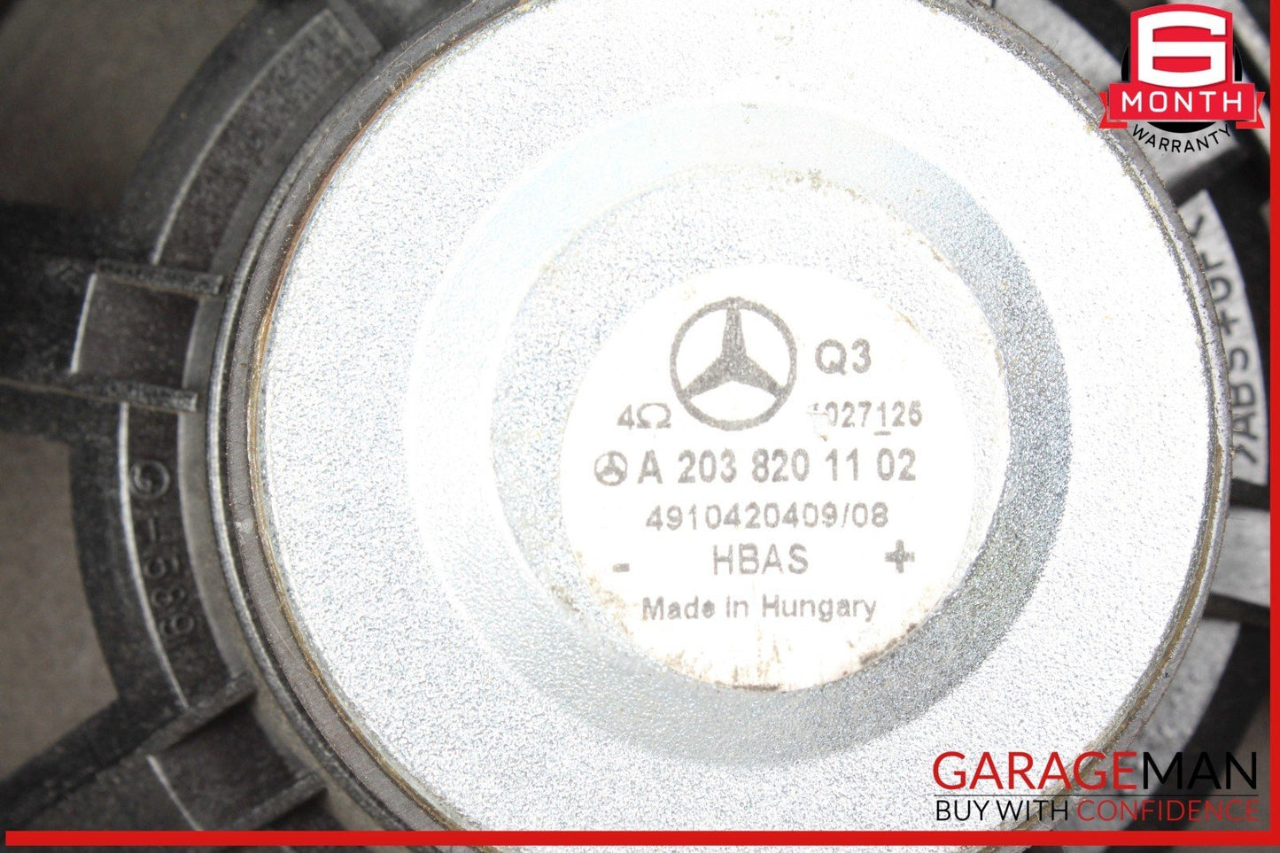 01-07 Mercedes W203 C230 Front Right & Left Side Door Audio Speaker Set OEM