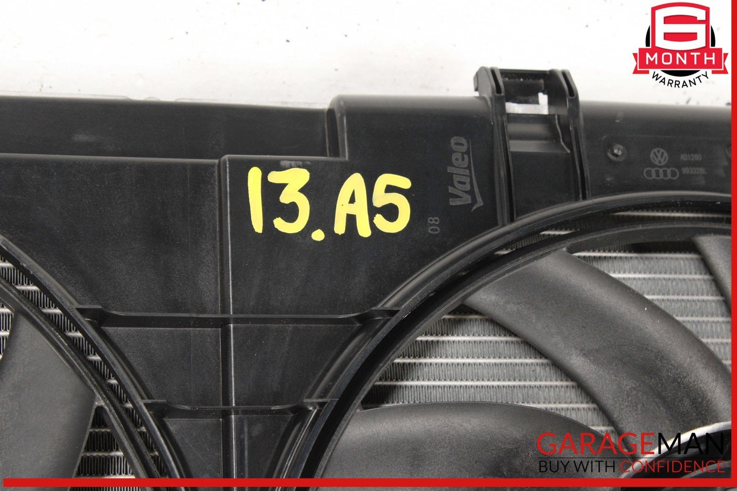 09-16 Audi A5 Q5 2.0L Engine Cooling Radiator AC A/C Condenser Assembly OEM