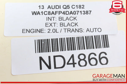 12-18 Audi Q5 A7 Rear Right Passenger Side Spindle Knuckle Wheel w/ Rotor Disc
