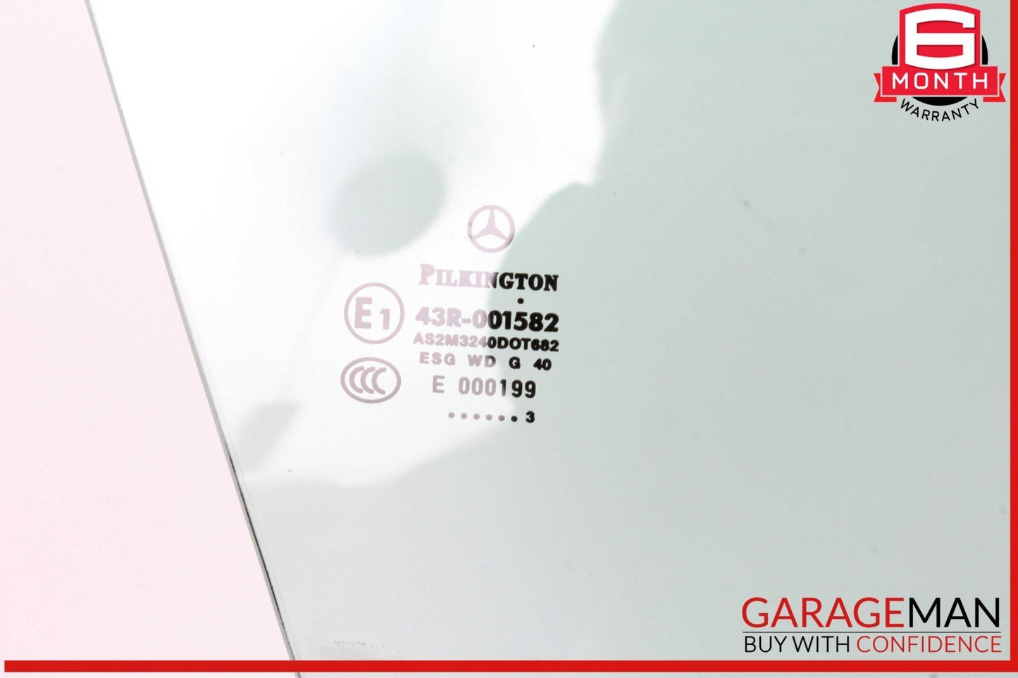 12-20 Mercedes R172 SLK250 Front Right Passenger Side Door Window Glass OEM