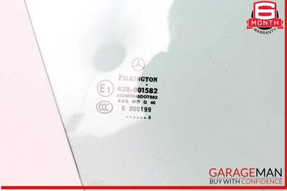 12-20 Mercedes R172 SLK250 Front Right Passenger Side Door Window Glass OEM