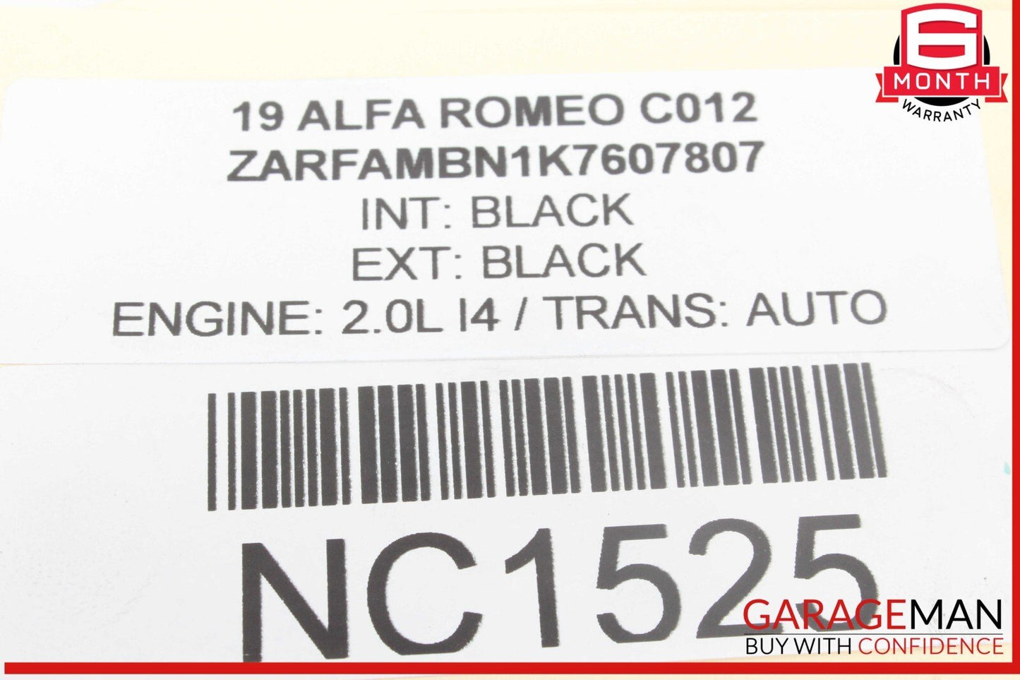 17-20 Alfa Romeo Giulia Rear Left and Rear Right Exhaust Muffler Tail Pipe Tip