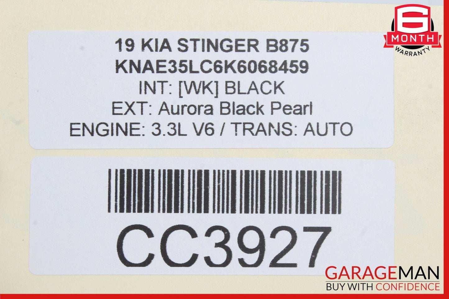 18-21 Kia Stinger Gas Fuel Tank Assembly 31150J5500 OEM