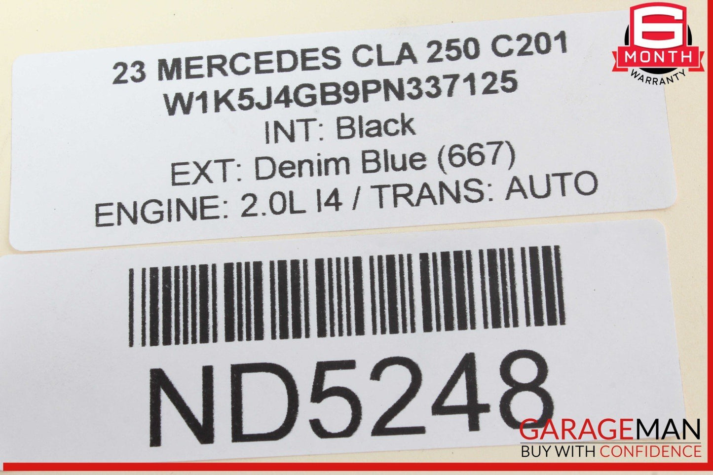 20-23 Mercedes W118 CLA250 Rear Right Side Spindle Knuckle w/ Rotor Disc