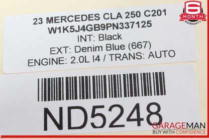 20-23 Mercedes W118 CLA250 Rear Right Side Spindle Knuckle w/ Rotor Disc