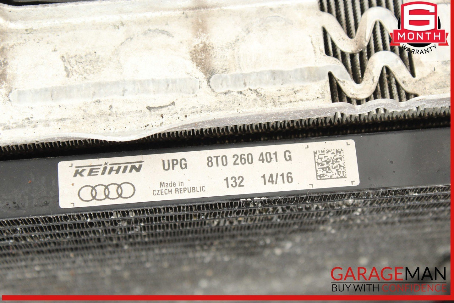 13-17 Audi SQ5 Cooling Fan Radiator AC Condenser Assembly 8T0260401G OEM