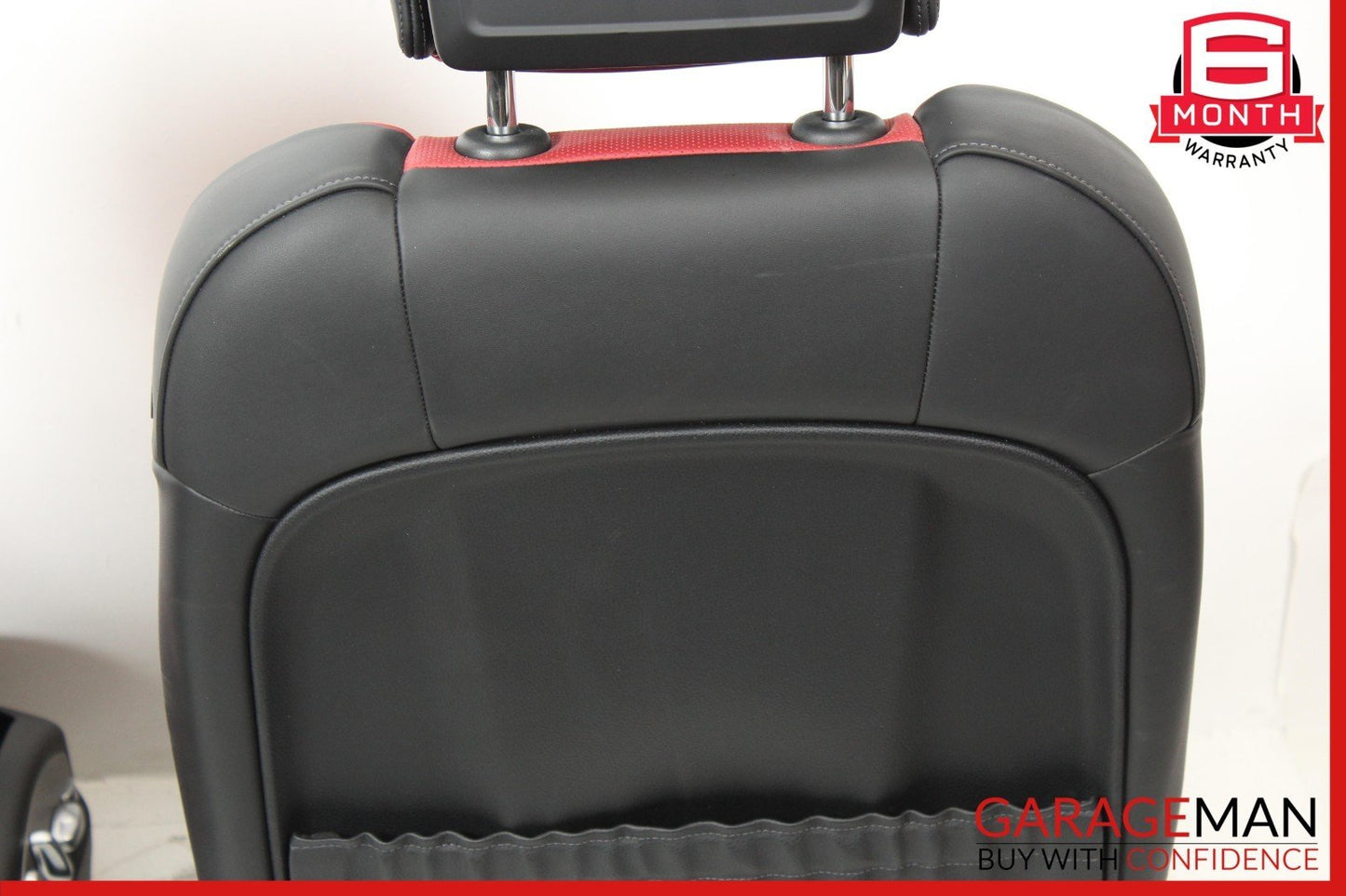 15-24 Porsche Macan 95B Front Right & Left Complete Seat Set of 2 Pc Red OEM