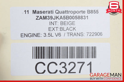 03-13 Maserati Quattroporte M139 Front Right Side Door Shell OEM