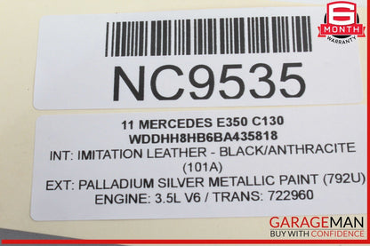 08-14 Mercedes W212 E350 C250 C300 Rear Right Door Lock Latch Actuator OEM