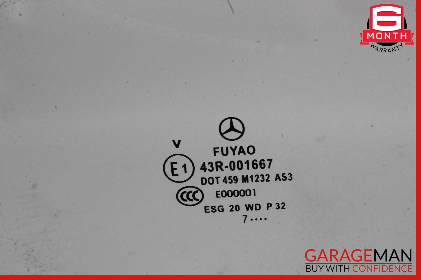 15-20 Mercedes X156 GLA250 GLA45 AMG Rear Right Side Door Window Glass OEM
