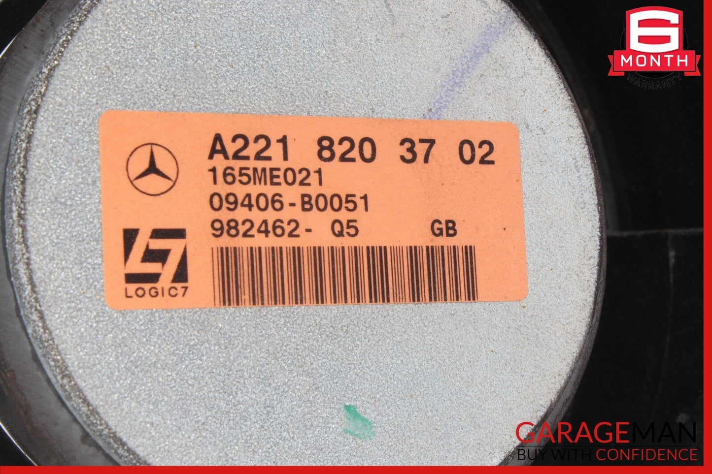 07-09 Mercedes W221 S550 Rear Left & Right Door Audio Sound Speaker Set of 2 OEM