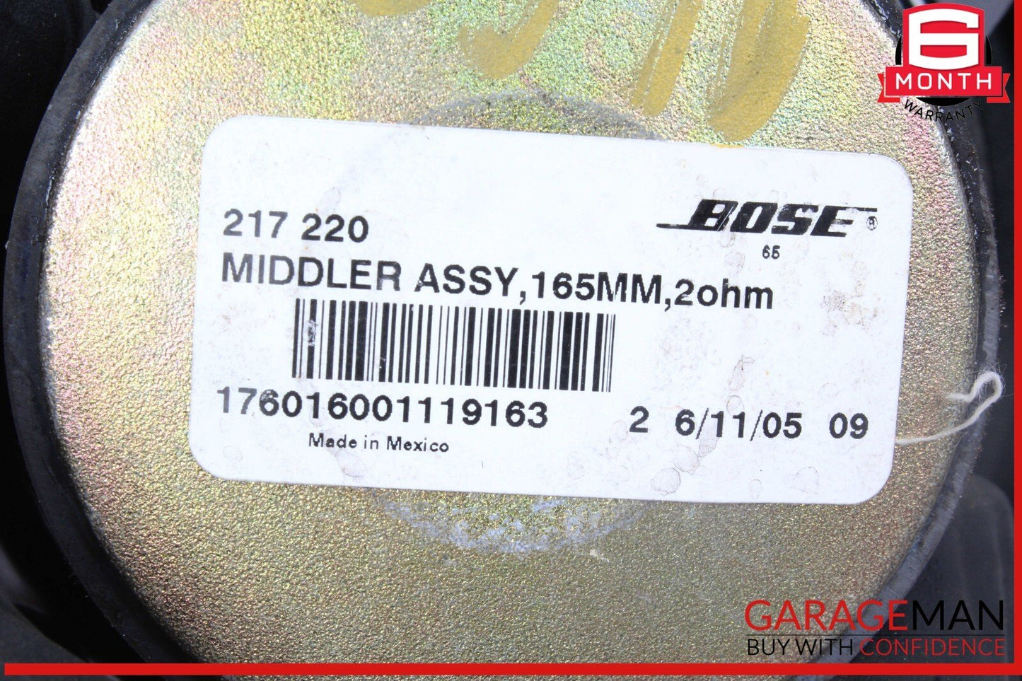 03-10 Porsche Cayenne 955 957 Bose Rear Left & Right Side Door Speaker Set OEM
