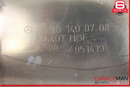 12-19 Mercedes X166 GL450 4MATIC Engine Exhaust Front Pipe Left Side OEM