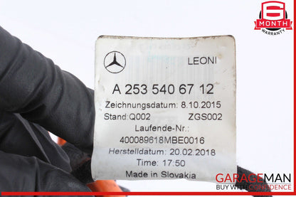 18-20 Mercedes X253 GLC350e Hybrid Charger Plug Socket Harness OEM