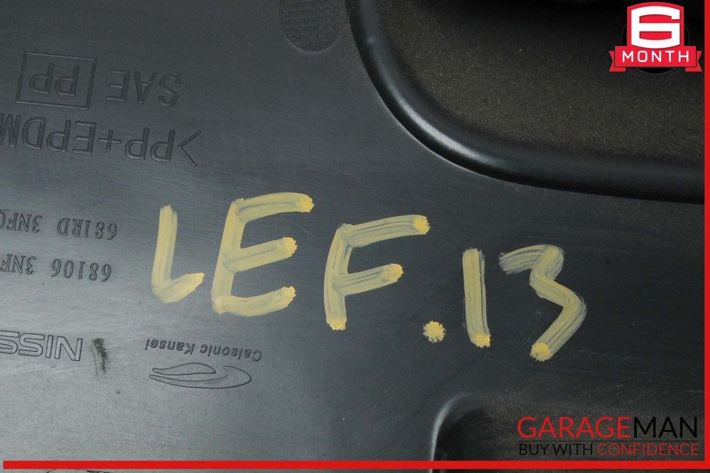 13-17 Nissan Leaf Front Left Driver Side Lower Trim Instrument Panel 681063NF0A