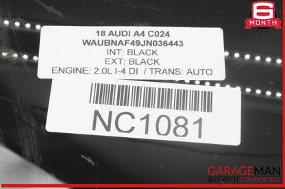 17-24 Audi A4 Front Right Passenger Side Door Window Glass 8W0845202 OEM