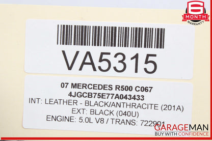 06-10 Mercedes W251 R500 R350 Front Left Side Headlight Head Lamp Halogen OEM