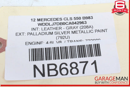 12-18 Mercedes W218 CLS550 Rear Right Side Door Window Regulator Motor Assembly