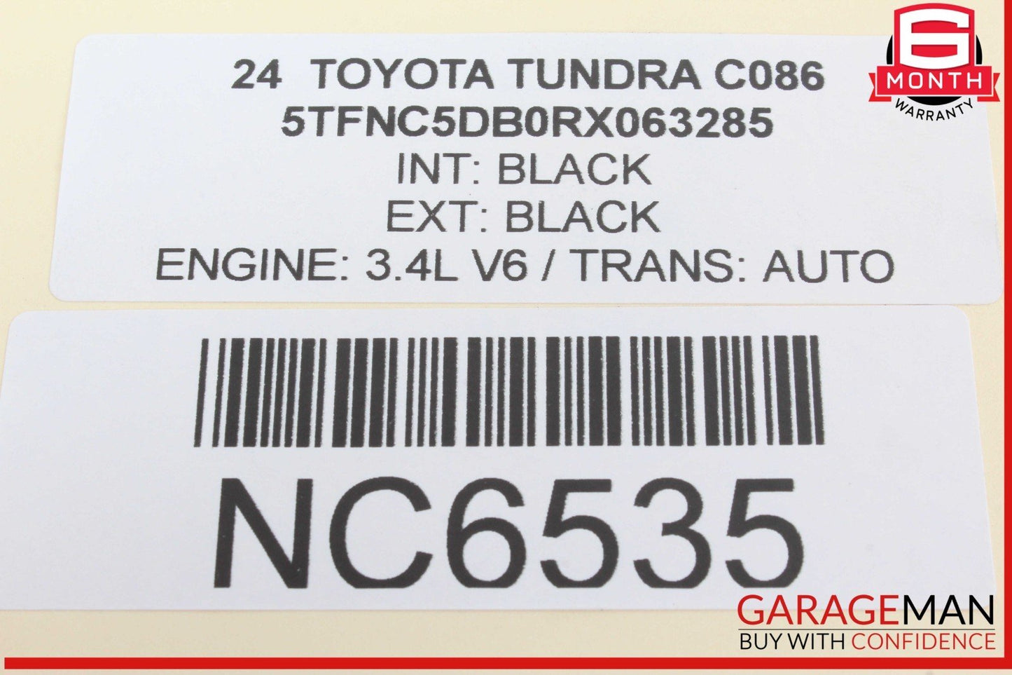 22-24 Toyota Tundra Rear Left and Right Side Shock Strut Absorber Set of 2 OEM
